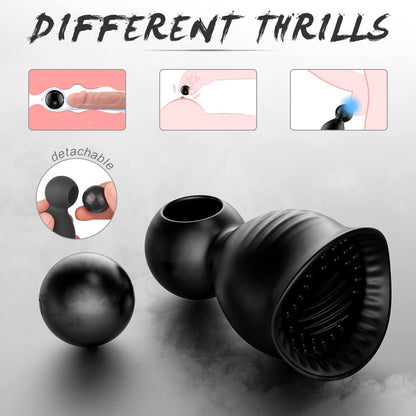 Elektrischer Penis Vibrator Eicheltrainer Massage Masturbator mit 9 Modi