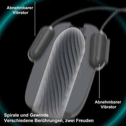 6 in 1 Automatische Penistrainer Vibratoren Masturbatoren mit 8 x 12 Vibrationsmodi