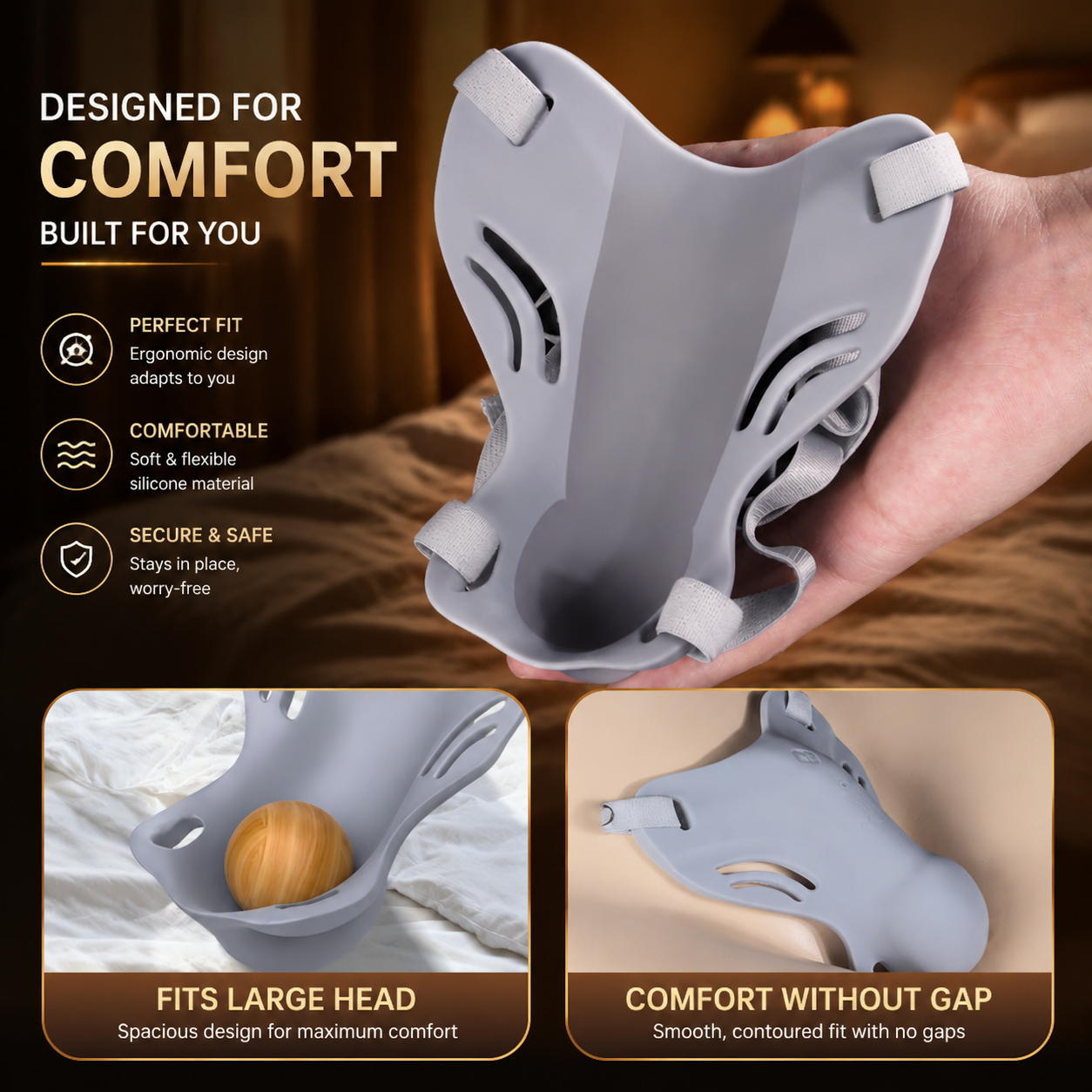 3 IN 1 Intelligente Penistrainer Vibrator Masturbator mit 9 Kraftvolle Vibrationsmodi