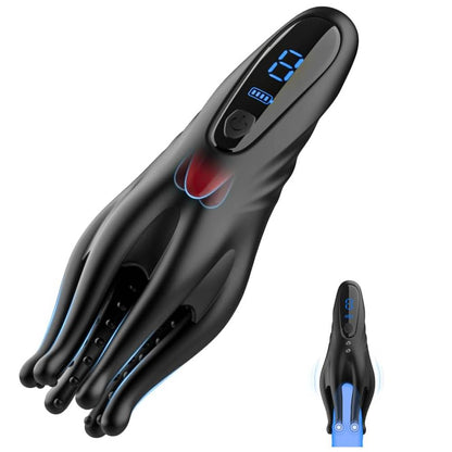 LED-umwickelter Penistrainer Tentakel Vibrator Stroker mit 10 Vibrationsmodi