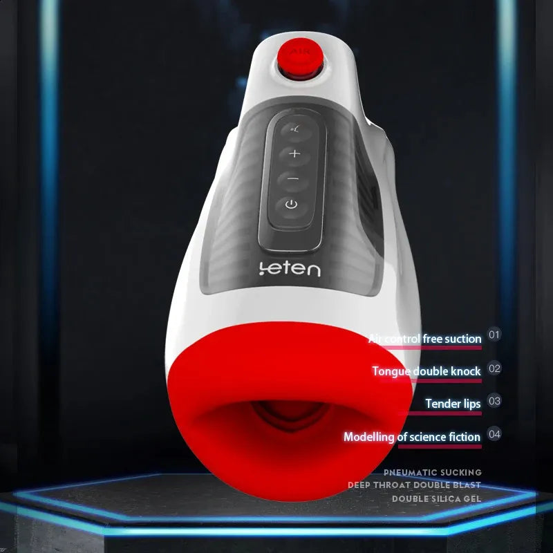 Leten Air Blast 3 + 7 Modi für Front Elektrischer Masturbator Cup Blowjob Maschine