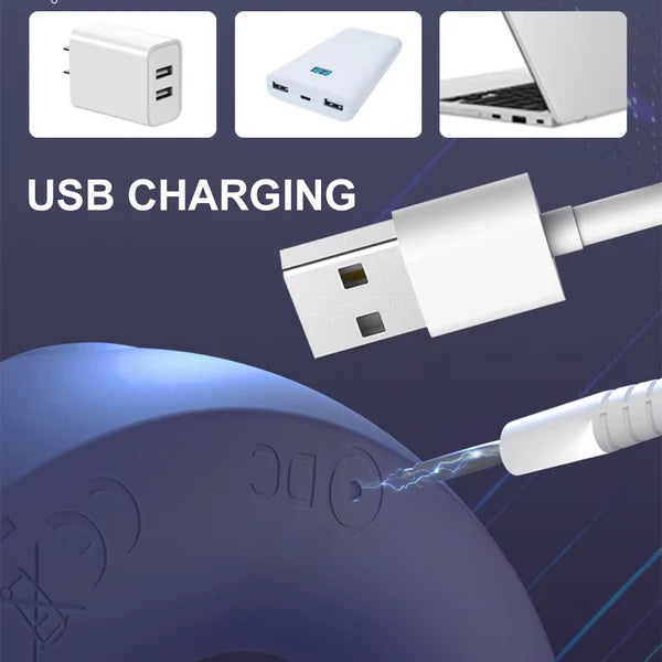 Dual Motor Penisring Vibrator Massage mit 10 Vibrationsmodi