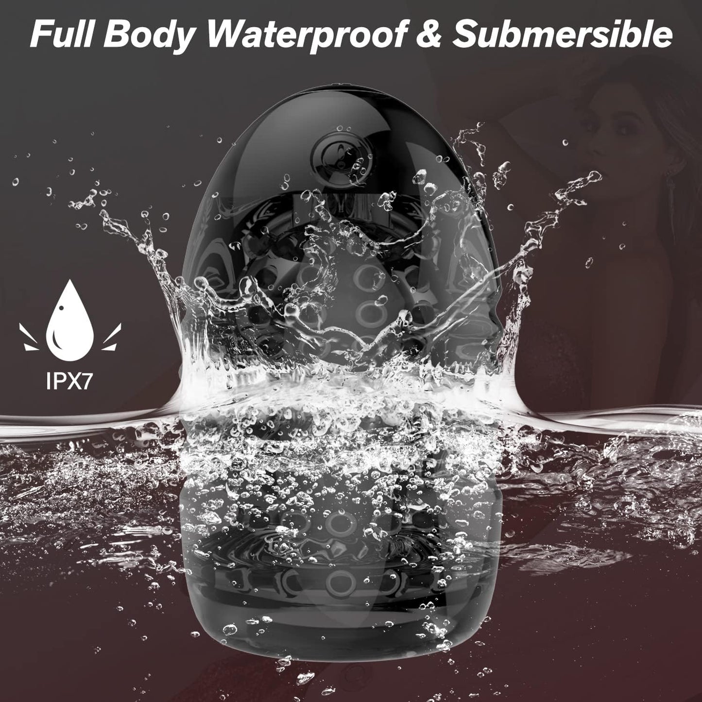 Multifunktionaler Eicheltrainer Vibrator Stroker Masturbatoren mit 8 Vibrationsmodi