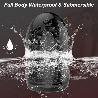 Multifunktionaler Eicheltrainer Vibrator Stroker Masturbatoren mit 8 Vibrationsmodi