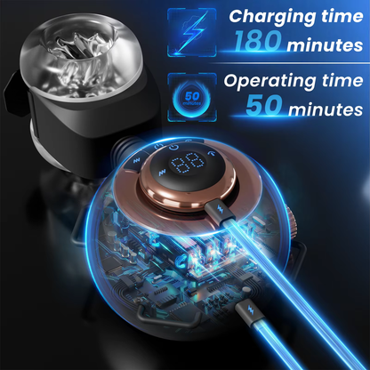 Strap-On Masturbator Sexmachine Stroker mit 9 Vibrationen & Schwingen & Stoßen