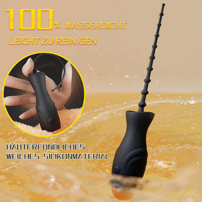 Harnröhrenvibrator Penis Plug Penis Vibrator Masturbieren mit 10 Vibrationmodi