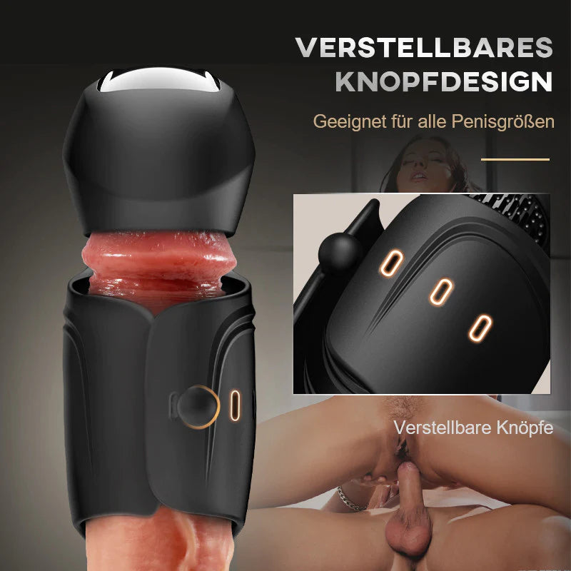 Automatically adjustable buckle 10 vibration modes masturbation cup 