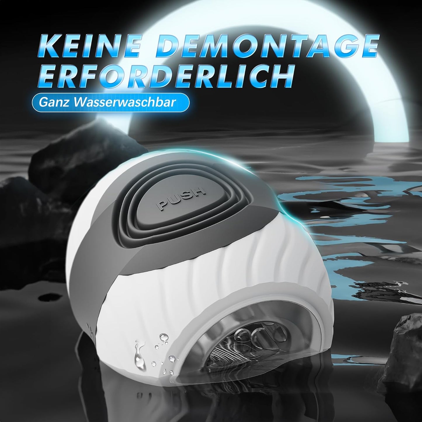 Elektrisch Penistrainer Stroker Blowjob Masturbatoren mit 10 Intensive Vibrationen