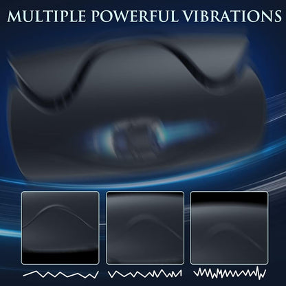 Elektrische Penis Trainer Vibrator Masturbator  mit 10 Vibrationsmodi & 40 ℃ Heizung