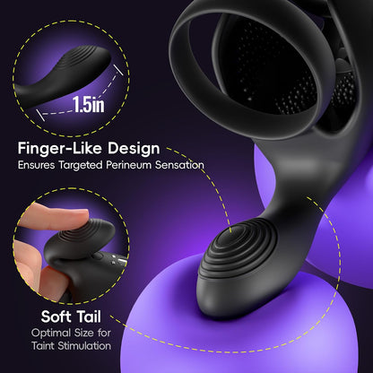 Hoden Cock Ring Penis Trainer Vibrator Stimulator Masturbator mit 10 Vibrationsmodi