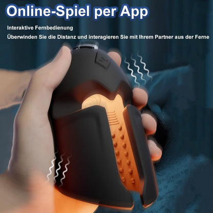 App-Fernbedienung Eichelvibrator Penistrainer Massagegerät Masturbator mit 10 Vibrations