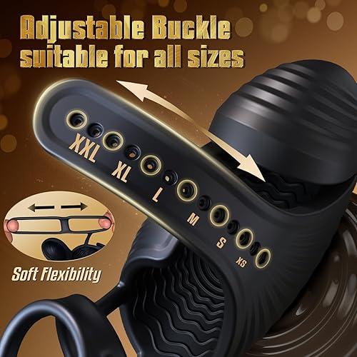 4 IN 1 Penis Trainer Testicle Eichelvibrator Cock Ring mit 10 Modi