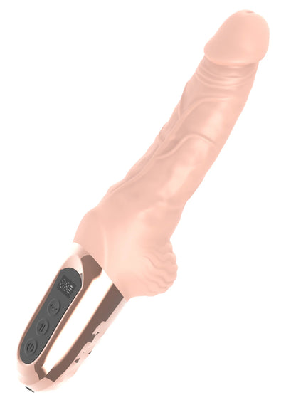 Realistischer Dildo Vibrator Sexmaschine mit 9 Vibrations und Stoßmodi