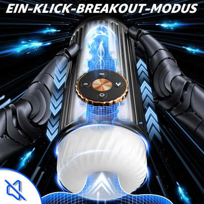 Elektrischer Masturbator Masturbieren Stroker Blowjob mit 7 Teleskopfunktion & 3 Saugmodi