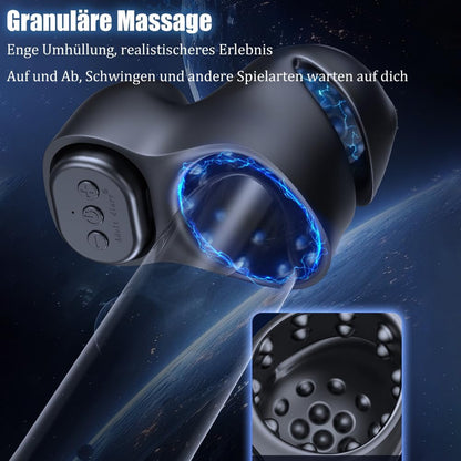 Elektrostimulation Masturbieren Penis Trainer mit 12 Elektroschocker Modi und 20 Intensität