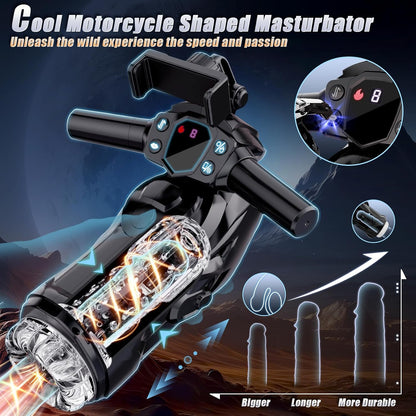 Automatische Masturbator Penispumpe Sexmaschine mit 9 Stoß-Saug-Vibrations-Heizmodi