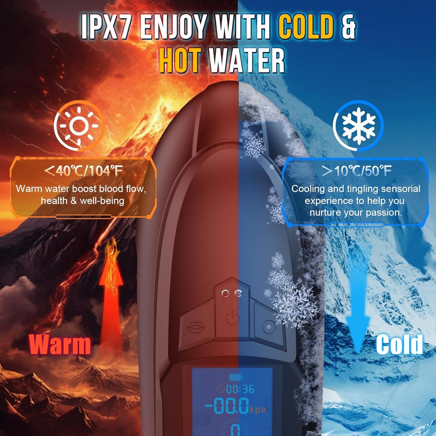 Automatische Penispumpe Masturbator Sex Machine mit 9 Saugschichten & 9 Trainingsmodi