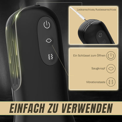 3D Realistischer Automatische Masturbatoren Vagina Pussy mit 10 Vibration Masturbieren