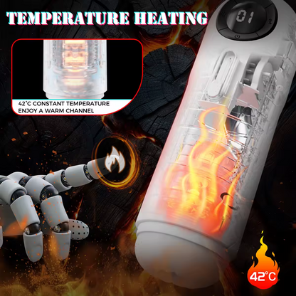 Automatische Masturbator Stroker Blowjob mit  9 Leistungs Starke Schub & 9 Vibrationsmodi