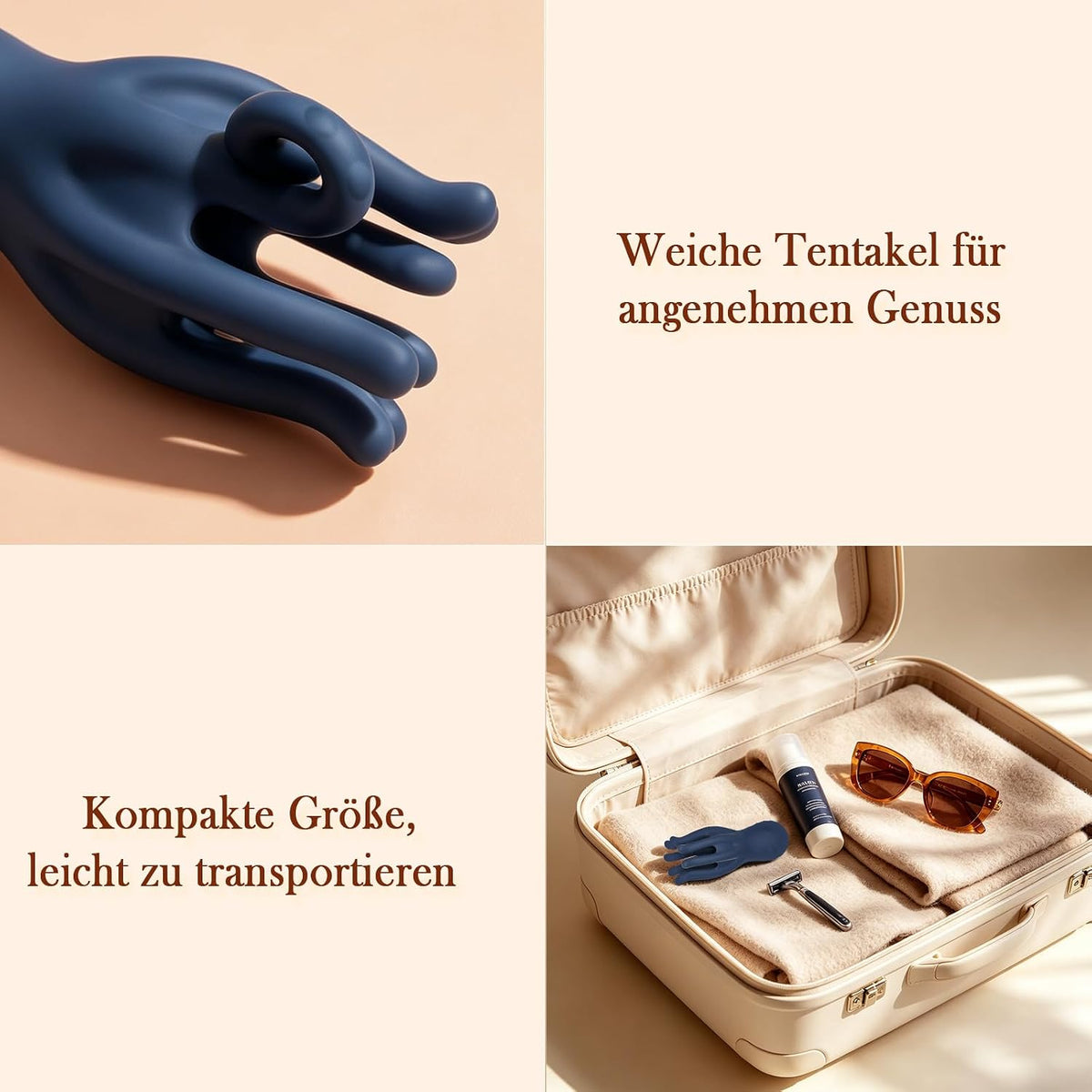 360° Umschließender Oktopus Penis Trainer Vibrator mit 10 Kraftvolle Vibrationsmodi