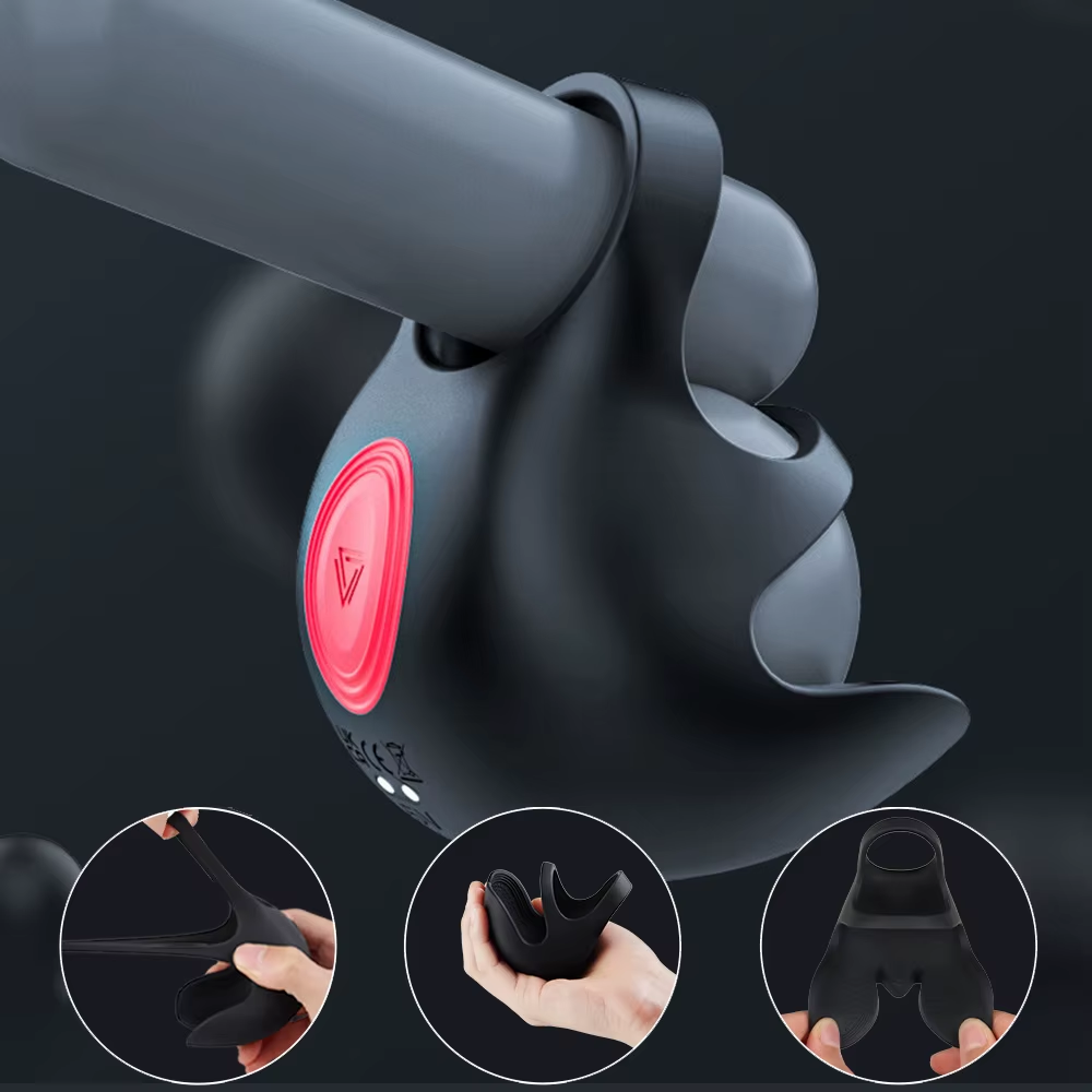 Penistrainer Vibrator Cockring Eichel Massagegerät Masturbator mit 9 Vibrationsmodi