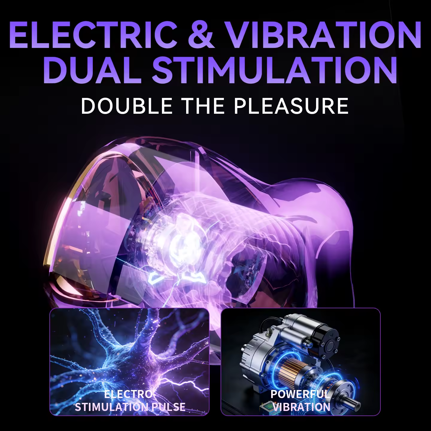 Electric Shock Eichelstimulator Penis Trainer Vibrator Prostata-Massagegerät Analplug