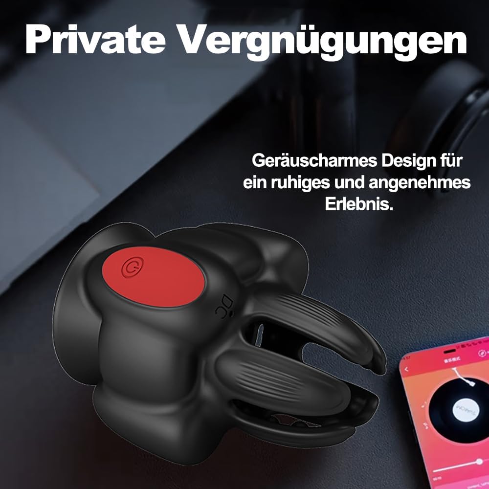 Elektrischer Masturbator Eichel Massage Vibrator Penis Stimulations mit 10 Vibrationsmodi
