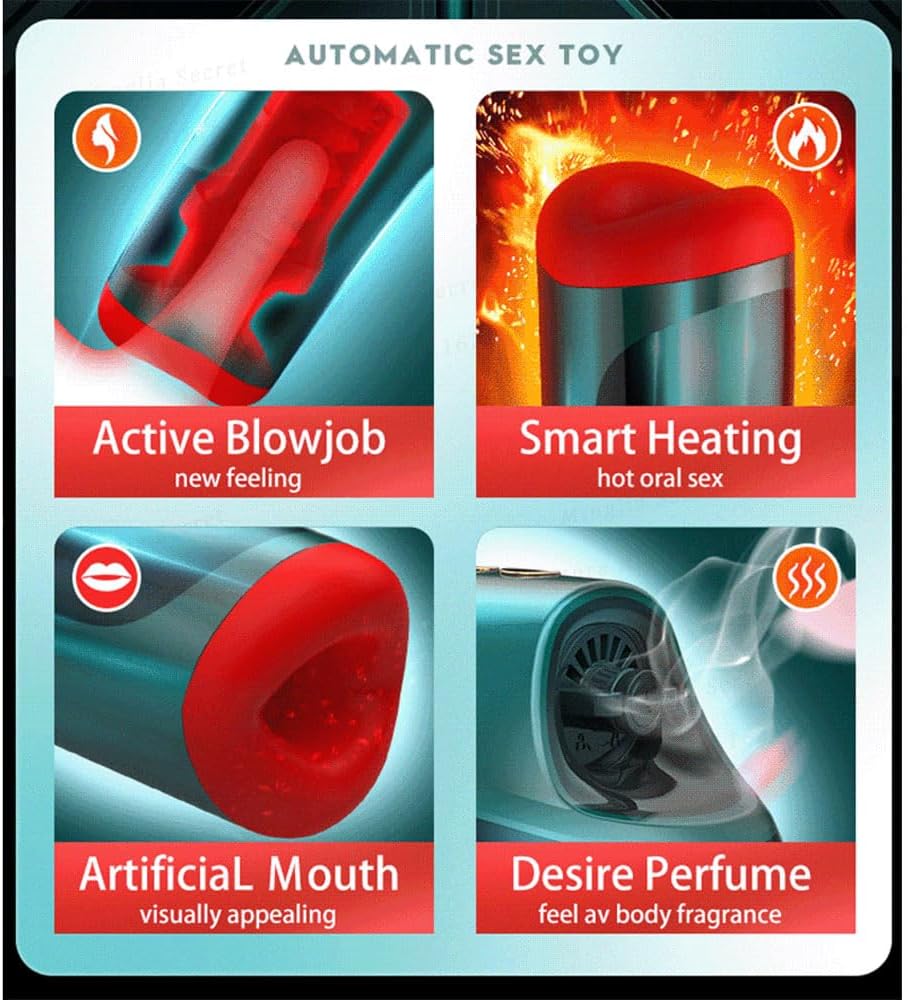 Wickelautomatik Heizung Saugen Masturbator Stroker Blowjob mit 7*7 Smart Modi