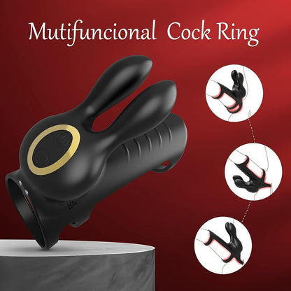 Penisring Paarvibrator Penis Vibrator mit Fernbedienung mit 10 Vibrationen