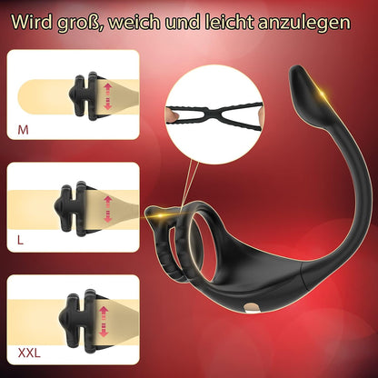 Penisring Prostate Massager  APP Steuerung mit 10 Vibrationsmodi