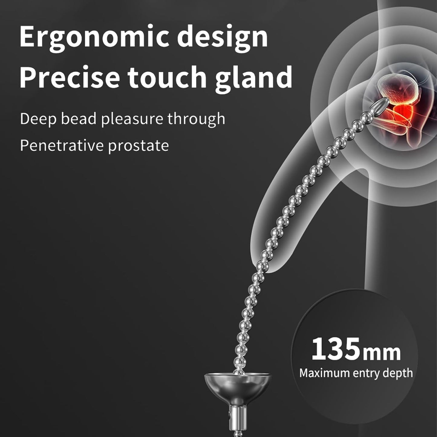 Elektrischer Harnröhrenstimulator Penisring Estim Plug Dilatator Set mit 8 Modi