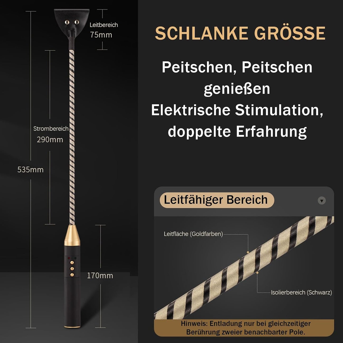 Elektroschock Spielzeug SM Foltergerät Training Set mit Intensive Elektrostimulation