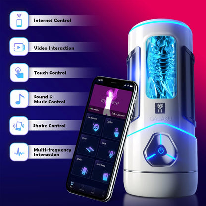 Elektrischer Masturbator Penistrainer Vibrator Stroker mit 10 Vibrationsmodi