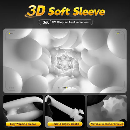 Automatischer Masturbator Blowjob Sexmaschine mit 4 Saug & 6 Vibrations & 9 Stoßmodi