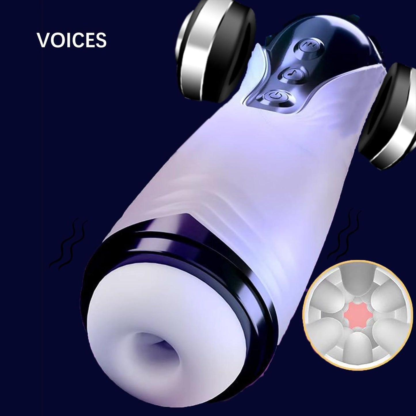 Intelligente Automatische Masturbator Blowjob Sexmaschine mit 9 Vibrationsmodi