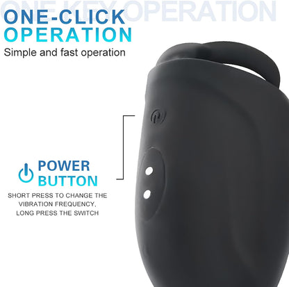 Elektrische Eichel Stimulator Penis Trainer Vibrator Masturbatoren mit 10 Vibrationsmodi