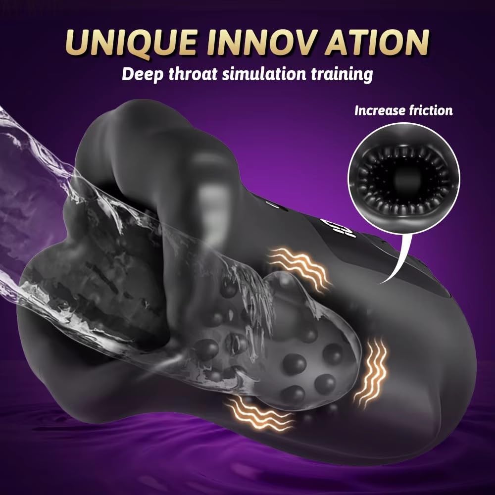 Elektrische Penistrainer Erektionshilfe Masturbator mit 10 Vibrationsmodi