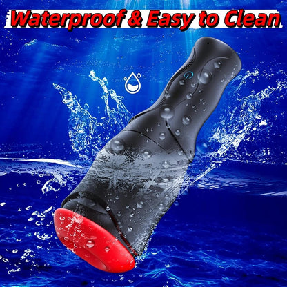 Automatischer Penistrainer Stroker Masturbator mit 5 Saug und 10 Vibrationsmodi