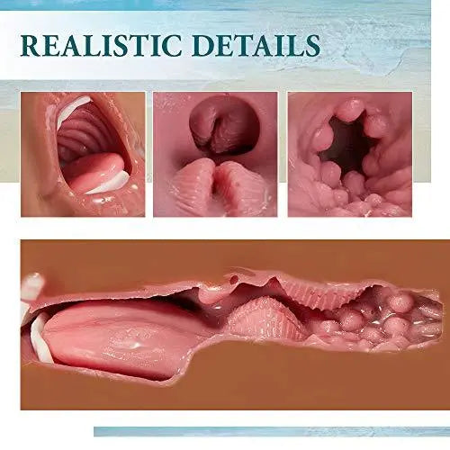 Braune Blowjob Taschenmuschi Realistischer Masturbator Pocket Pussy