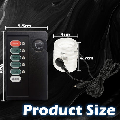 Hodenbondage Elektroschock BDSM Penisring mit 4 Elektroschockmodi