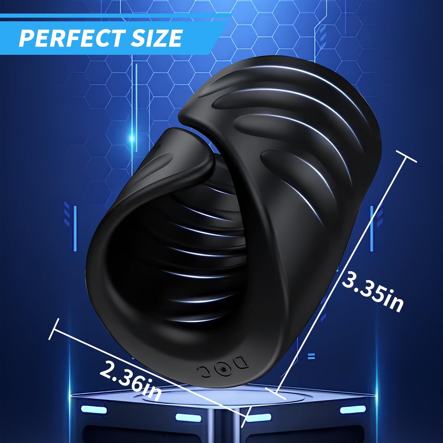 Elektrischer Penistrainer Vibrator Stimulator Masturbator mit 9 Vibrationsmodi