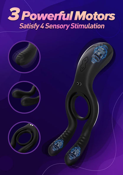 Pincers Penisvibrator Eichelmassager Masturbator mit 10 Vibrationsmustern
