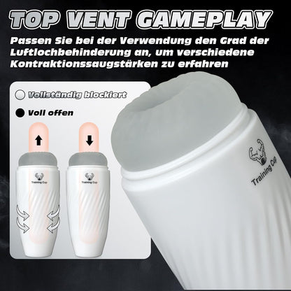 3D Realistische Manuelle Penistrainer Blowjob Trainingsgerät Masturbator