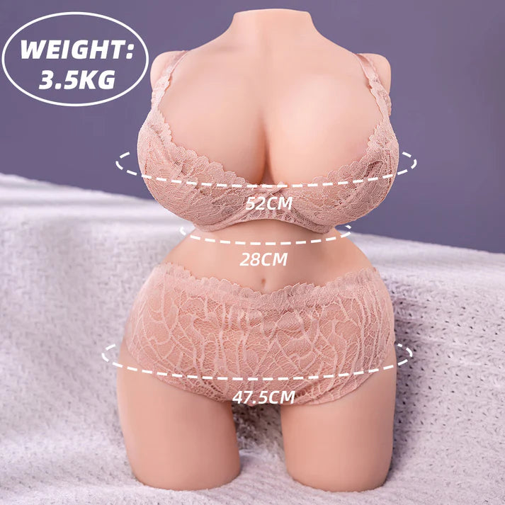 3.9 KG Arsch Realistische Sëxpüppën Masturbator Taschenmuschi
