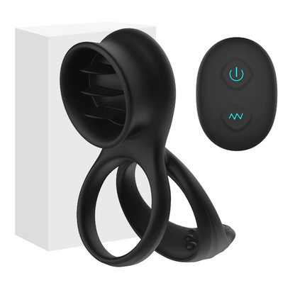 Elektrischer Penisring Vibrator Eichelstimulator Masturbator mit 7 Vibrationsmodi