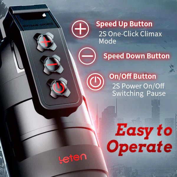 360° Quetschen Lecken Auto Masturbator Stroker Blowjob mit 10 Vibrationsmodi