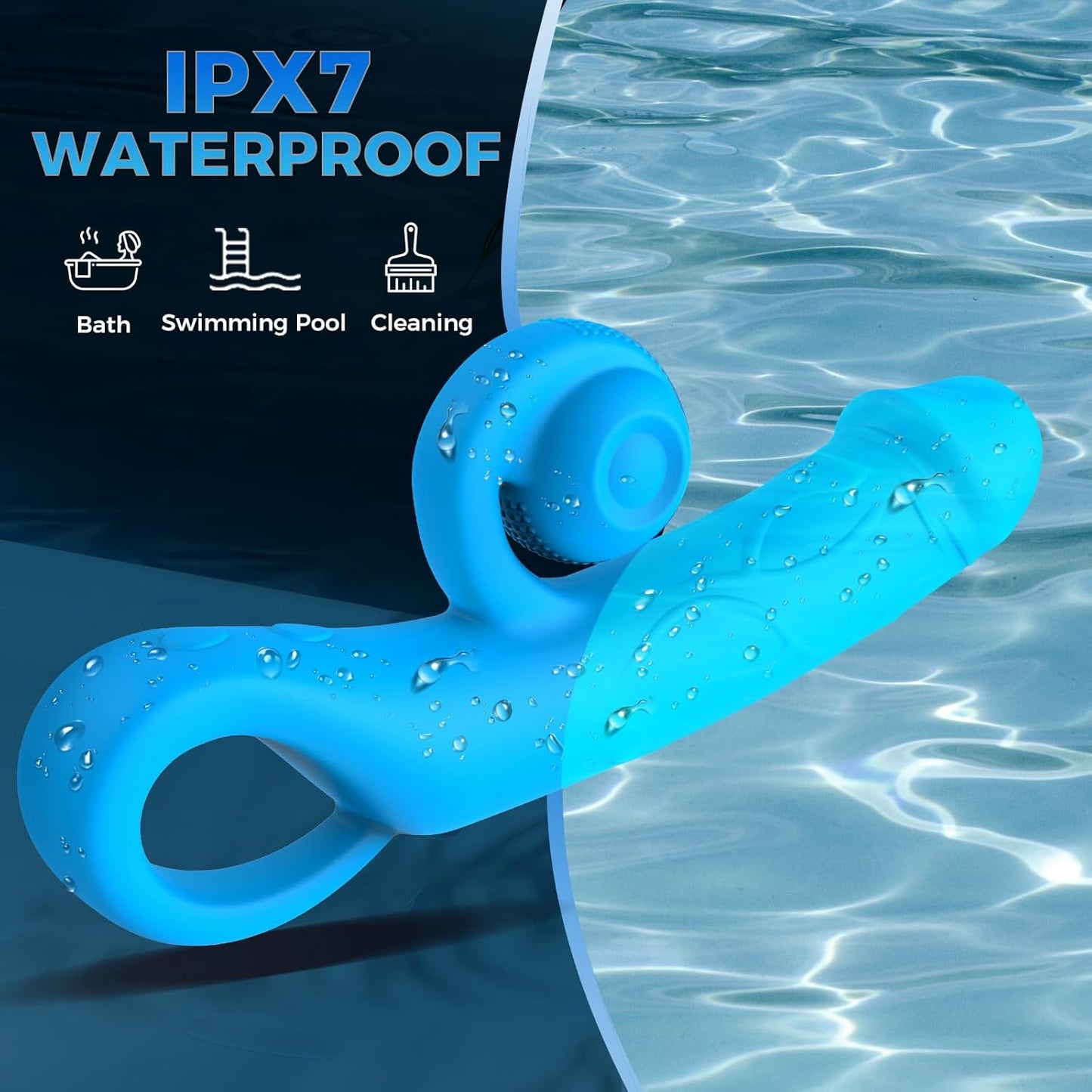 Schneckendesign G-Punkt Vibratoren Dildo mit 10 Klitoris und 10 Vibrationsmodi