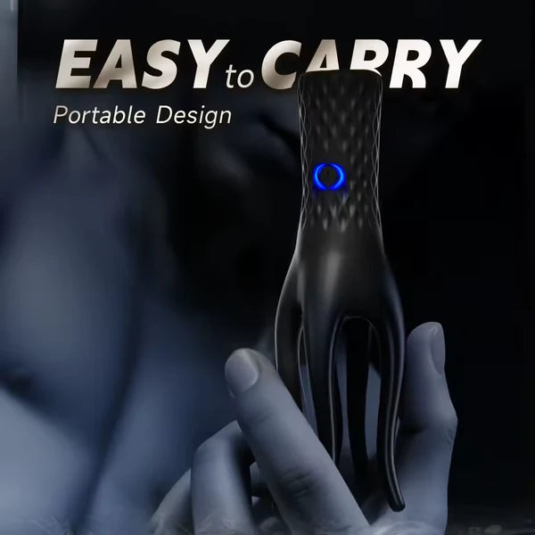 360° Rundum Penisvibrator Eicheltrainer Masturbator mit 10 Vibrationsmodi