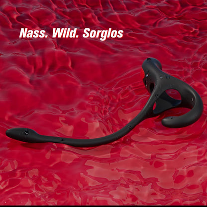 Analplug Prostata Hoden Stimulator Penisring Klitorisstimulator mit 10 Vibrations