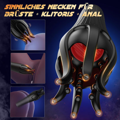 Penistrainer Vibrator Eichelmassagegerät Stimulator Oralsex Masturbatoren mit 10 Modi